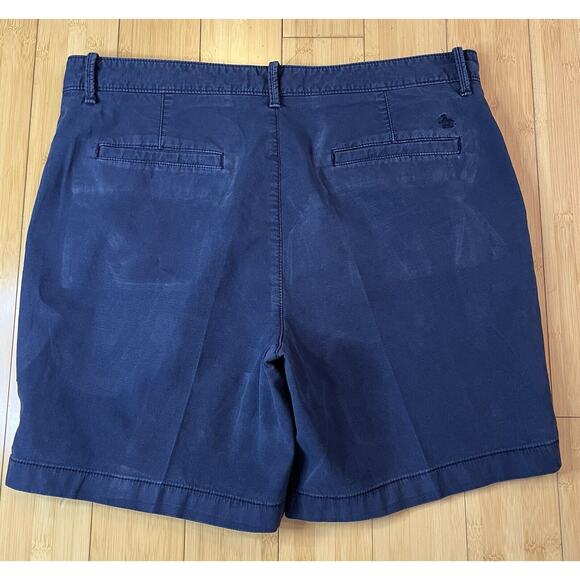 Penguin Men Golf Shorts Size 36 Zip Fly, Flat Front, Front & Back Pockets, Blue - Picture 9 of 9